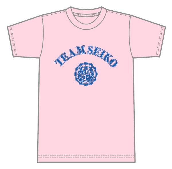 画像1: TEAM SEIKO Tシャツ L.PINK (1)