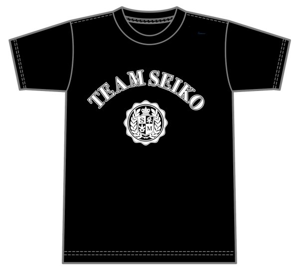 画像1: TEAM SEIKO Tシャツ BLACK (1)