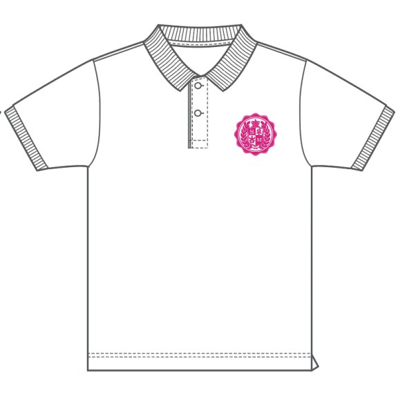 画像1: TEAM SEIKO ロゴポロシャツ W×PINK (1)
