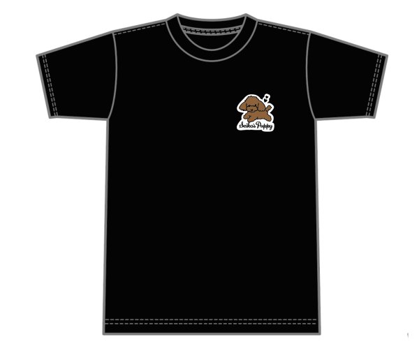 画像1: Seiko's Puppy Tシャツ BLACK (1)