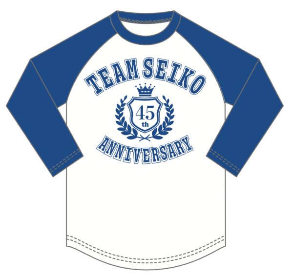 画像1: TEAM SEIKO ラグランTシャツBLUE(七分袖) (1)