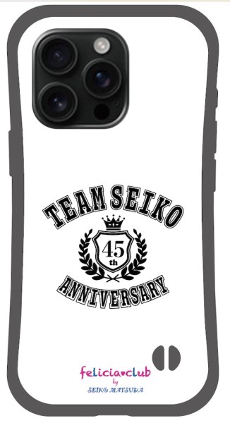 画像1: TEAM SEIKO グリップケース WHITE×BLACK [iPhone専用] (1)