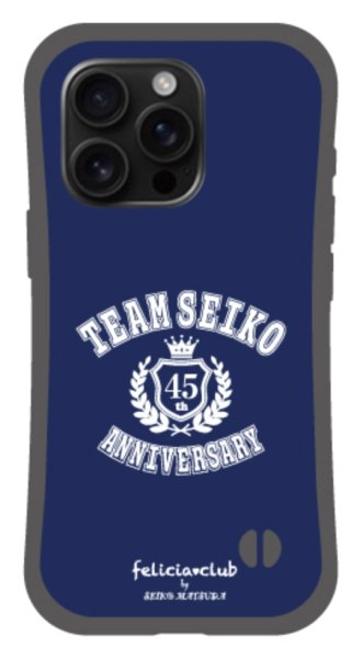 画像1: TEAM SEIKO グリップケース NAVY [iPhone専用] (1)