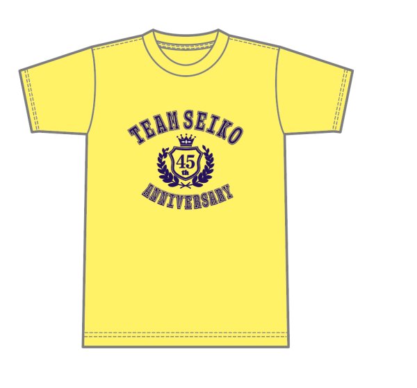 画像1: TEAM SEIKO Tシャツ YELLOW (1)