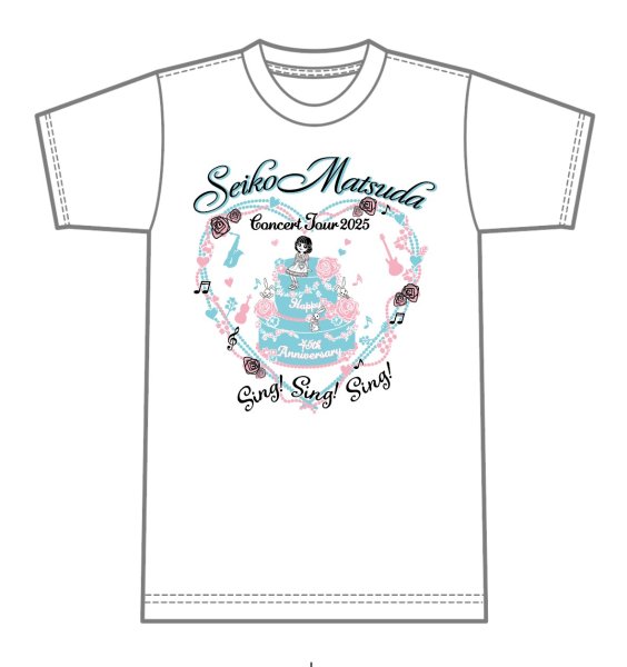 画像1: 2025 ツアーTシャツ WHITE (1)