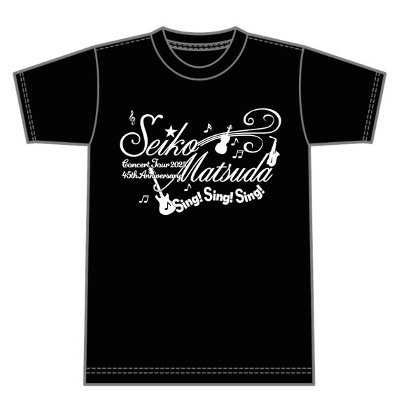 画像1: 2025 ツアーロゴTシャツ BLACK (1)