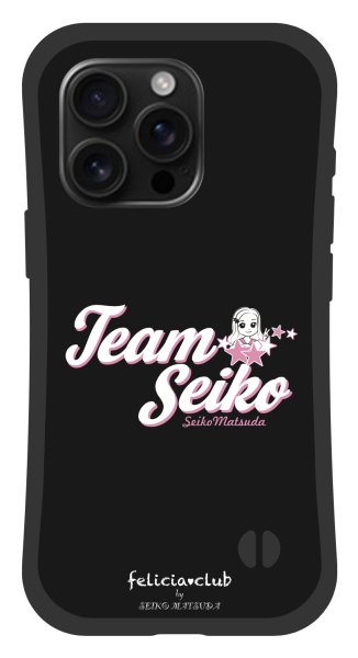 画像1: Team Seiko グリップケース BLACK [iPhone専用] (1)