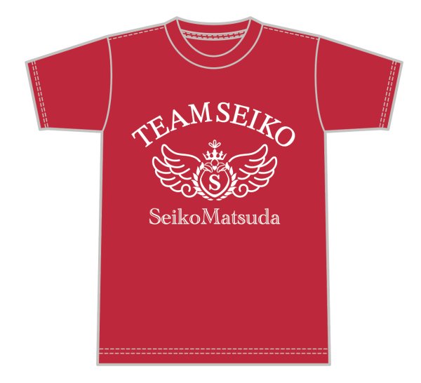 画像1: TEAM SEIKO Tシャツ RED (1)