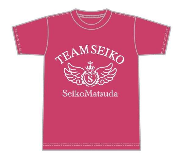 画像1: TEAM SEIKO Tシャツ PINK (1)