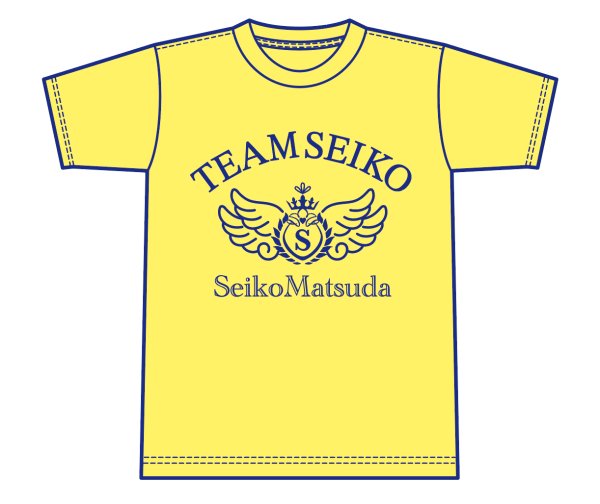 画像1: TEAM SEIKO Tシャツ YELLOW (1)