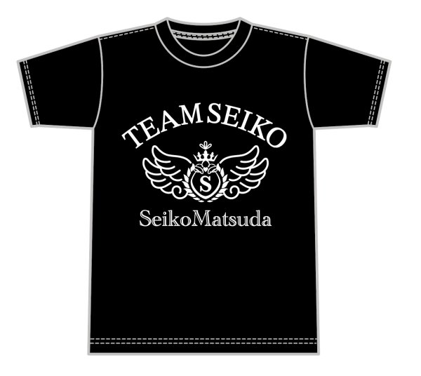 画像1: TEAM SEIKO Tシャツ BLACK  (1)