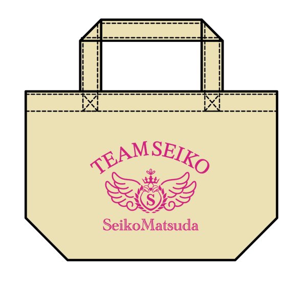 画像1: TEAM SEIKO ミニトートバッグ NATURAL (1)