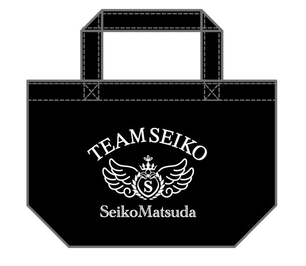 画像1: TEAM SEIKO ミニトートバッグ BLACK (1)