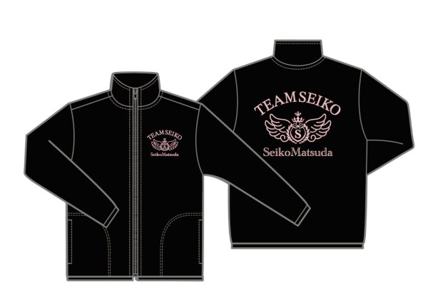 画像1: TEAM SEIKO ドライライトジャケット BLACK×L.PINK (1)