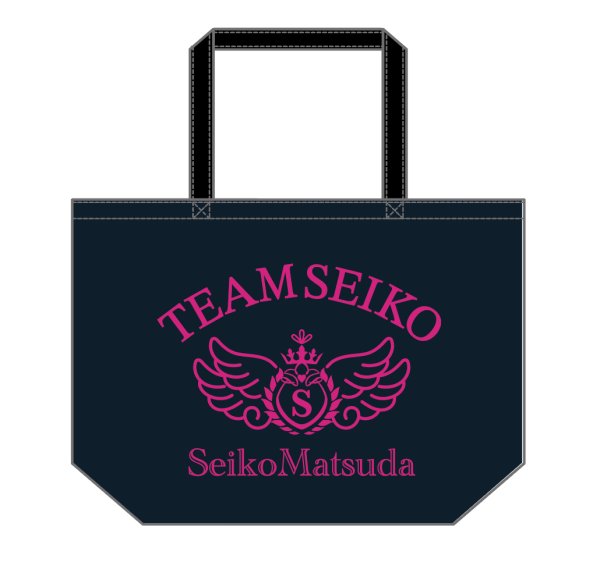 画像1: TEAM SEIKO ビッグトートバッグ NAVY (1)