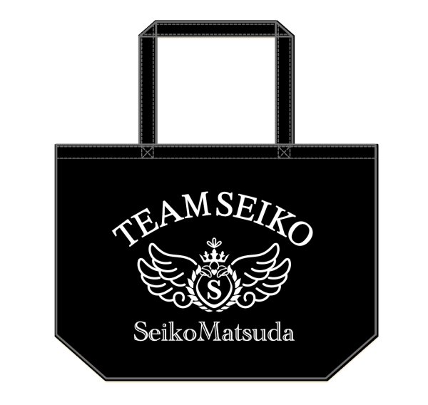 画像1: TEAM SEIKO ビッグトートバッグ BLACK×WHITE (1)