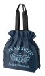 画像1: TEAM SEIKO 巾着トートバッグ NAVY×BLUE (1)