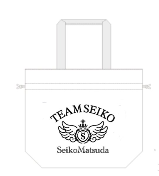 画像3: TEAM SEIKO 巾着トートバッグ BLACK×L.PINK (3)