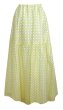 画像2: ワッフルギャザースカート YELLOW (2)