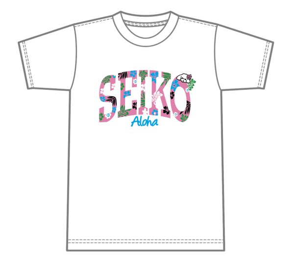 画像1: SEIKO ビッグロゴTシャツ  WHITE (1)