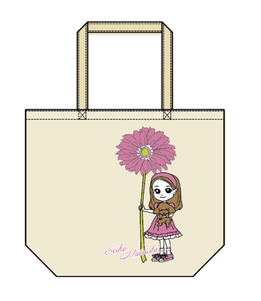 画像1: ガーベラビッグトートバッグ NATURAL (1)