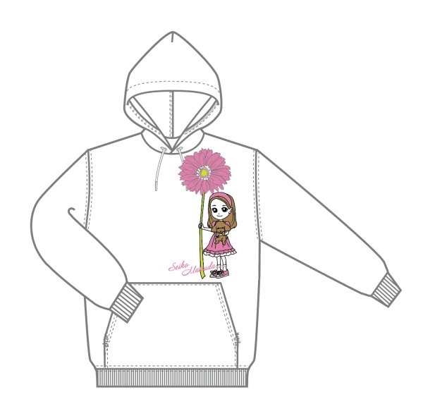 画像1: ガーベラパーカー WHITE (1)