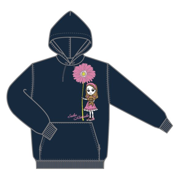 画像1: ガーベラパーカー NAVY (1)