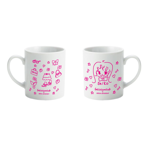イラストマグカップ Pink 松田聖子 Felicia Club By Seiko Matsuda Online Happy Shop オンラインストア イラストマグカップ Pink 松田聖子 Felicia Club By Seiko Matsuda Online Happy Shop オンラインストア
