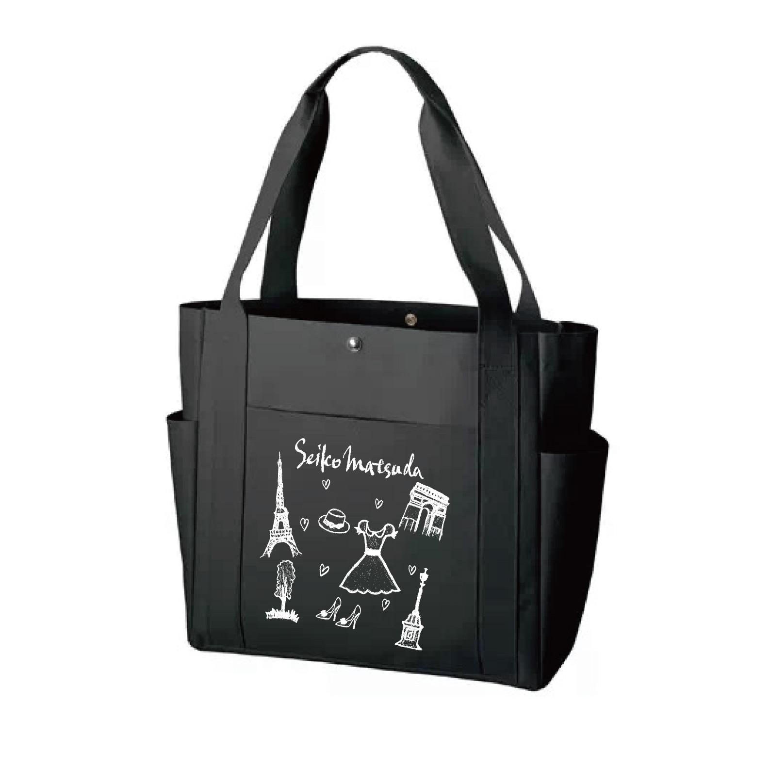 Parisイラストトートバッグblack White 松田聖子 Felicia Club By Seiko Matsuda Online Happy Shop オンラインストア