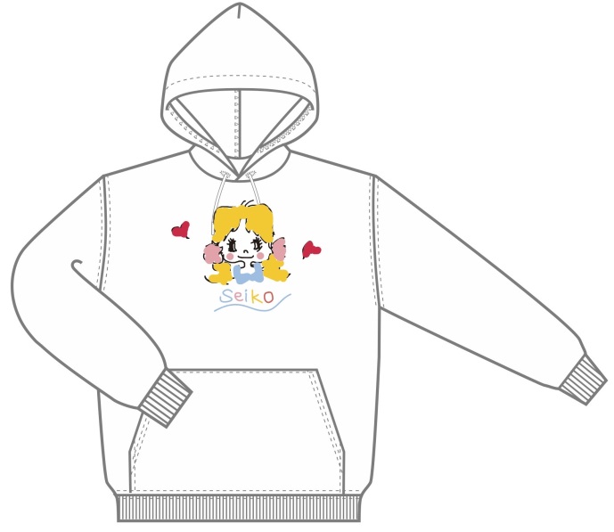 New Seikoイラストパーカー White 松田聖子 Felicia Club By Seiko Matsuda Online Happy Shop オンラインストア
